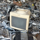 A pile of scrap metal at a breakage yard where old electrical and electronic items are sold in a district of Abidjan, Côte d’Ivoire.